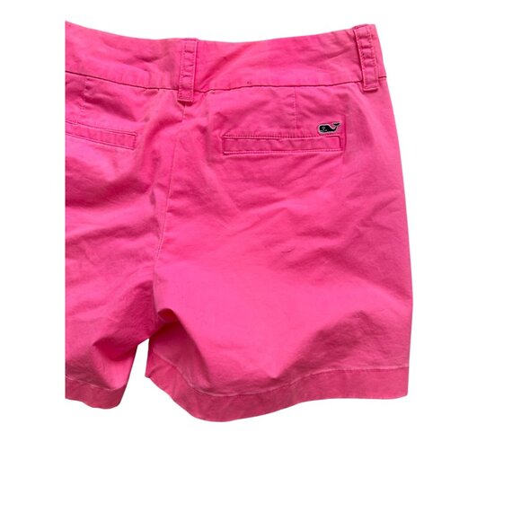 VINEYARD VINES Neon Pink Cotton Blend Shorts Size 2 - Picture 7 of 7